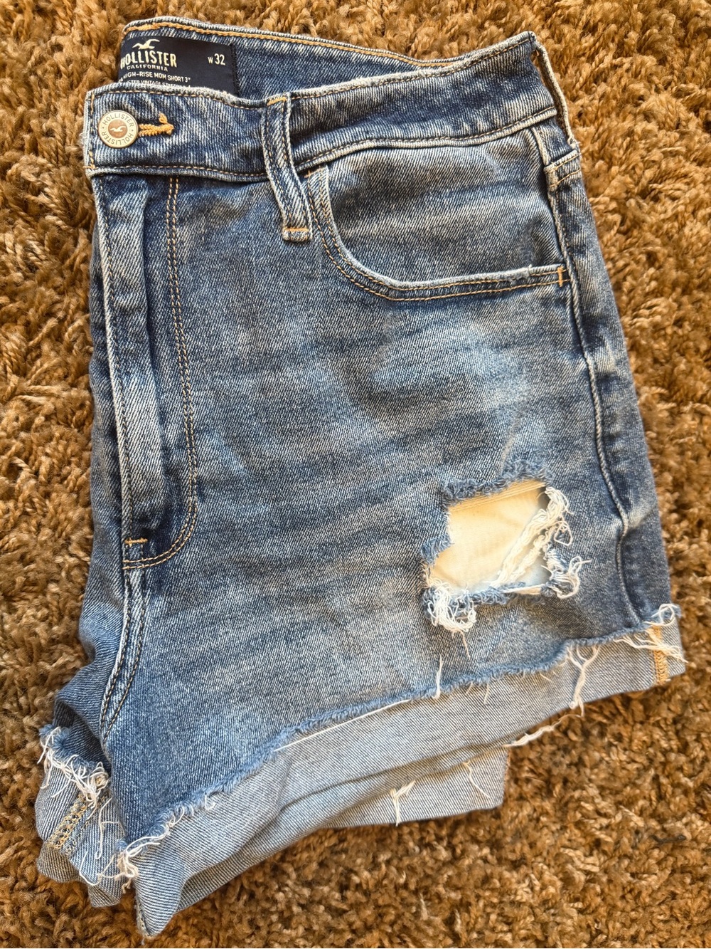 Hollister Ultra High Rise Mom Shorts W32 15/14